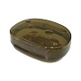 Мыльница из пластмассы прозрачная 11.5x8.5x4 см, DomiNado R32-38322