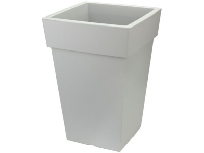 Кашпо ТУБУС 200х200мм 4,5л смоки IDEA М3177