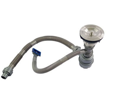 Мойка кухонная W35044В графит + дозатор WW405B + сифоном W02 Wisent