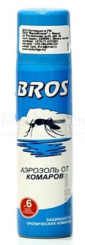 Аэрозоль от комаров 90 мл BROS