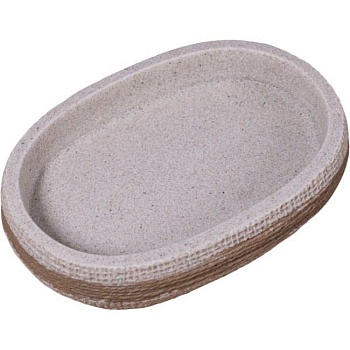 Мыльница Bristol бежевая CASPIAN 90075