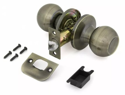 Ручка защелка 6072 AB PS Фабрика замков