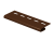 Завершающая планка 038 Н для сайдинга винилового Ю-Пласт коричневая