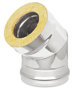 Сэндвич-отвод 45 гр., 0.8 мм Везувий