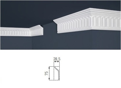 Потолочный плинтус Marbet Exclusive B-19