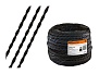 Провод ретро витой 2x2.5 черный, TDM SQ2801-0132