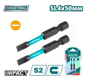 Бита ударная SL4 50 мм (2 шт), TOTAL TACIM71SL450