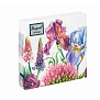 Салфетки бумажные Декоративные ирисы 24x24 см Bouquet de Luxe 25 шт