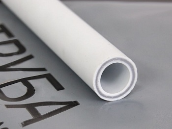 Труба PP армированная стекловолокном, РN25, 25х4.2мм, 2м, белый, РосТурПласт