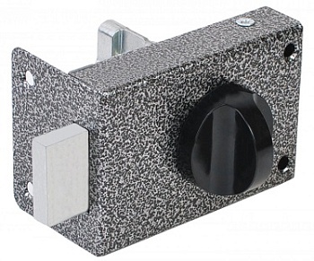 Замок накладной серебро ЗН1 Омега