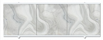 Экран под ванну Premium Collection Серая дымка/Селенит 1480 мм МетаКам