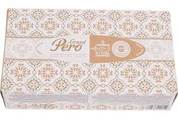 Салфетки универсальные, 20х20 см, 2сл, 100 шт GrandPero