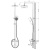 Душевая система со смесителем Lagos Gun Meta ESKO ST205LGGM