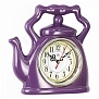 Часы настенные MRN 3932 чайник фиолетовый