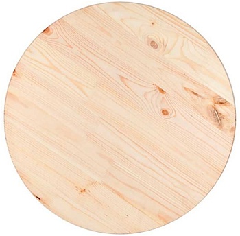 Столешница круглая (сорт АВ, хвоя) 1000х28мм