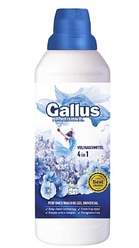 Гель для стирки белых и цветных тканей 4 в 1 Professional Gallus 1л