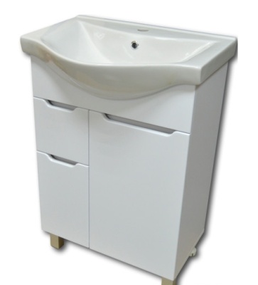 Тумба с умывальником Гамма Р24оФ8-У60 Альбатрос-10060
