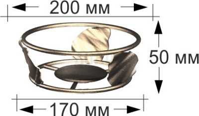 Цветочница Стелла 3 (ПОДСТАВКА ДЛЯ ЦВЕТОВ НА 3 ВАЗОНА) Лиана