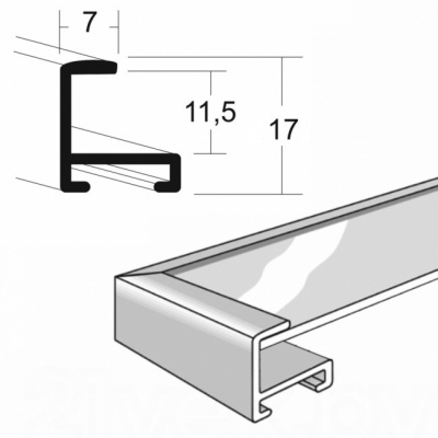 Зеркало 80x60 см Алмаз-Люкс ЗП-156 (подсветка, сенсор, диммер)