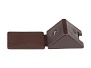 Уголок мебельный пластиковый темно-коричневый SM-15635-100 STARFIX