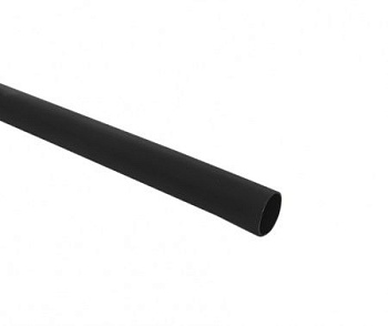 Трубка термоусаживаемая ТУТк с клеевым слоем нг 16/4 черная 1м, EKF PROxima