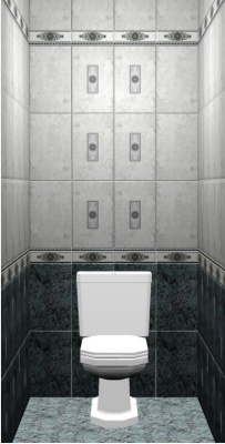 Декор керамический Цезарь 250х400мм 342571 М-Квадрат