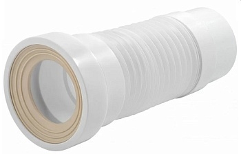 Удлинитель гибкий для унитаза с фановым выпуском 110мм (T712-21-MR) Aquant