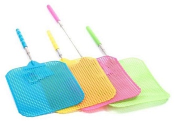 Мухобойка с телескопической ручкой 34.5x76.5 см 