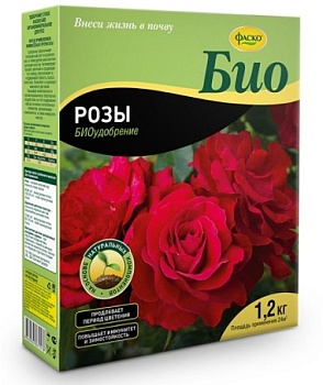 Удобрение органоминеральное ФАСКО БИО для роз 1,2кг