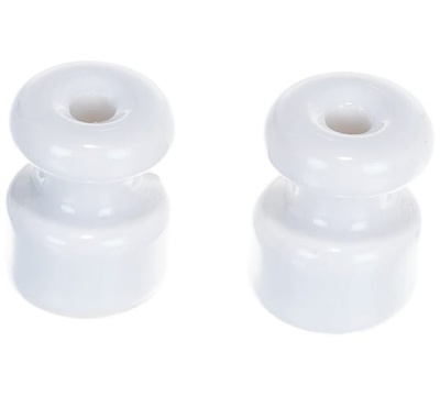 Изолятор керамический 10 шт. Electraline (белый)