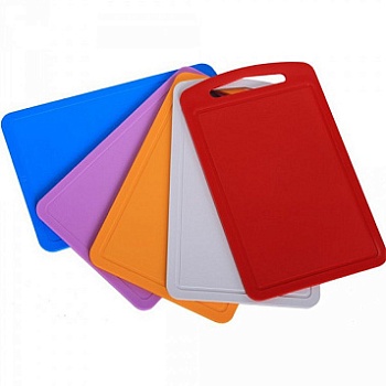 Доска разделочная 190х300 гибкая розовая (Интехпром) 1 шт.