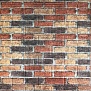 Декоративная 3D панель, самоклеящаяся, красный кирпич 47, 700x770мм