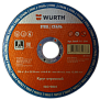 Круг отрезной по металлу 125х1.0x22.2 мм, Wurth 0669111250