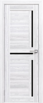 Дверное полотно Амати 18 Сканди классик 200 см черное стекло ЮНИ Двери 