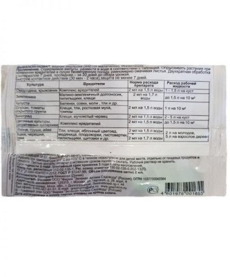 Инсектицид Фуфанон-нова 2мл Зеленая аптека садовода