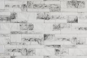 Декоративный камень Дамаск 1 белый, упак. 0.42 м2