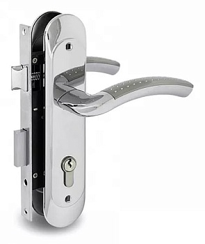 Замок врезной 1702 SC/CP хром PALLADIUM