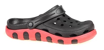 Сабо мужские М1442 Комби Драйв (р.41-46 черный-красный) Пласттрейд