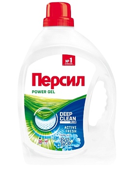 Гель для стирки PERSIL Power Gel Свежесть от Vernel, 1.3 кг Гель для стирки PERSIL Power Gel Свежесть от Vernel, 1.3 кг