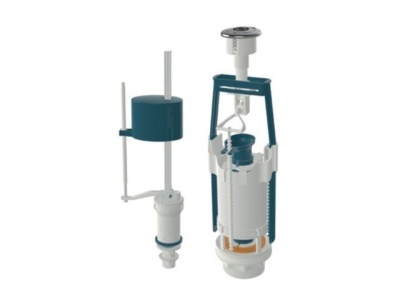 Арматура для смывного бачка c функцией СТАРТ/СТОП с клапаном нижней подачи, AV Engineering AVE129698