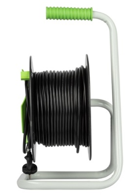Удлинитель на катушке Greenline 1 гнездо 20м 10А без заземления, ЭРА GAZ-2x1-20m