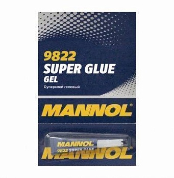 Суперклей гелевый, Mannol 9822 3 гр