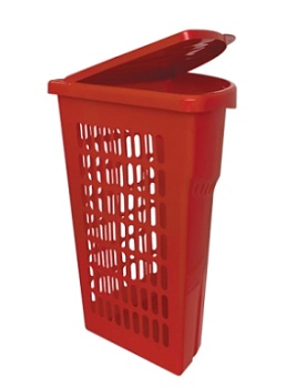 Корзина для белья угловая 372х372х550мм, БЗПИ Корзина для белья угловая 372х372х550мм, БЗПИ