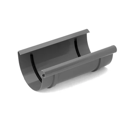 Муфта желоба 125 мм (графит) Bryza