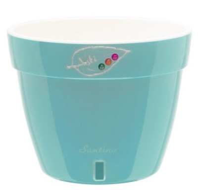 Горшок двойной 15 л ASTI Ментоловый-Белый