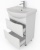 Тумба напольная Мишель 60 Kaksa-A под умывальник Элеганс 60