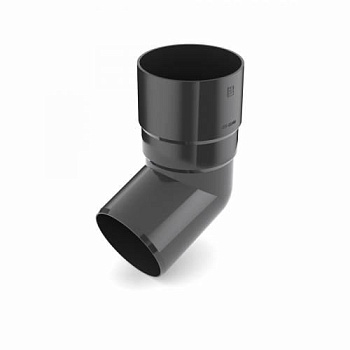 Колено 90 мм (графит) Bryza