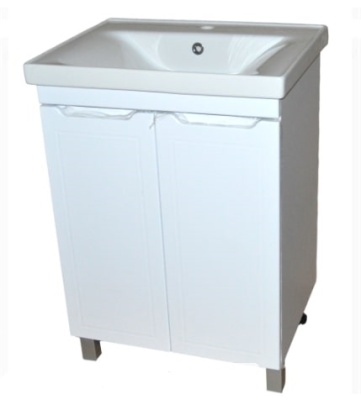 Тумба с умывальником Гамма Р24оФ8/1-У60 (с фрезеровкой) Сава-2060