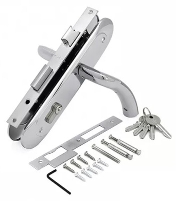 Замок врезной 1702 SC/CP хром PALLADIUM