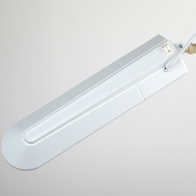 Светильник настольный на струбцине белый, ЭРА NL-201-G23-11W-W